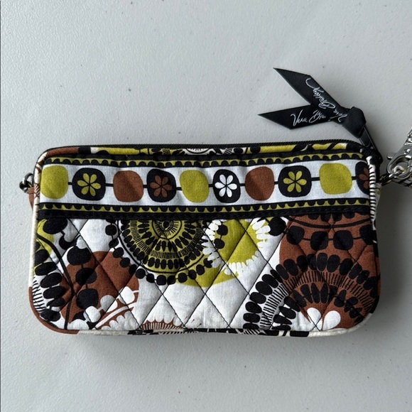 Vera Bradley Cocoa Moss Wristlet Quilted Wristlet Wallet - Picture 2 of 16